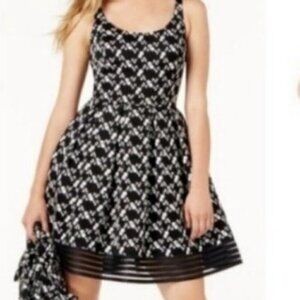 SB By Sachin & Babi Fit & Flare Embroidered Dress NWOT Size 12